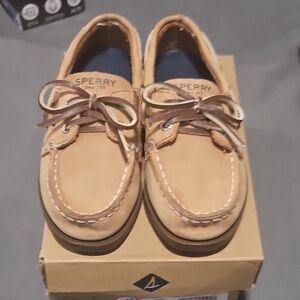 Sperry Light Brown Boat Shoes